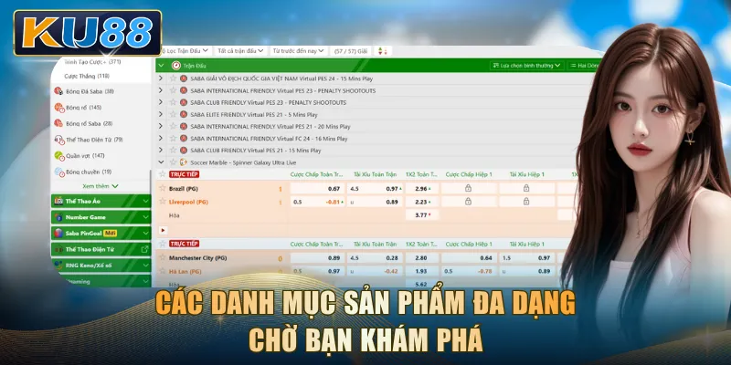 Các danh mục sản phẩm đa dạng chờ bạn khám phá