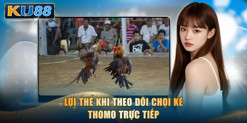 Lợi thế khi theo dõi chọi kê Thomo trực tiếp